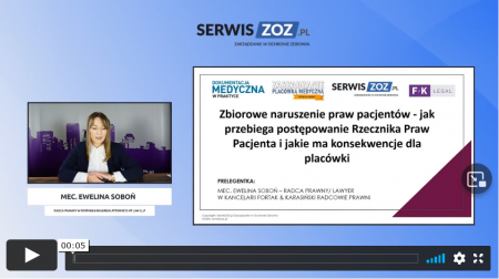 Podmiot leczniczy a Rzecznik Praw Pacjenta